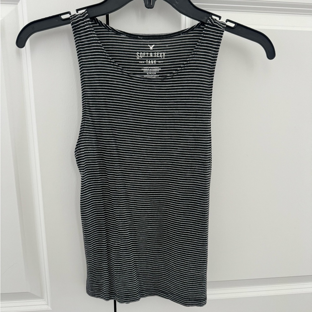 American Eagle striped tank